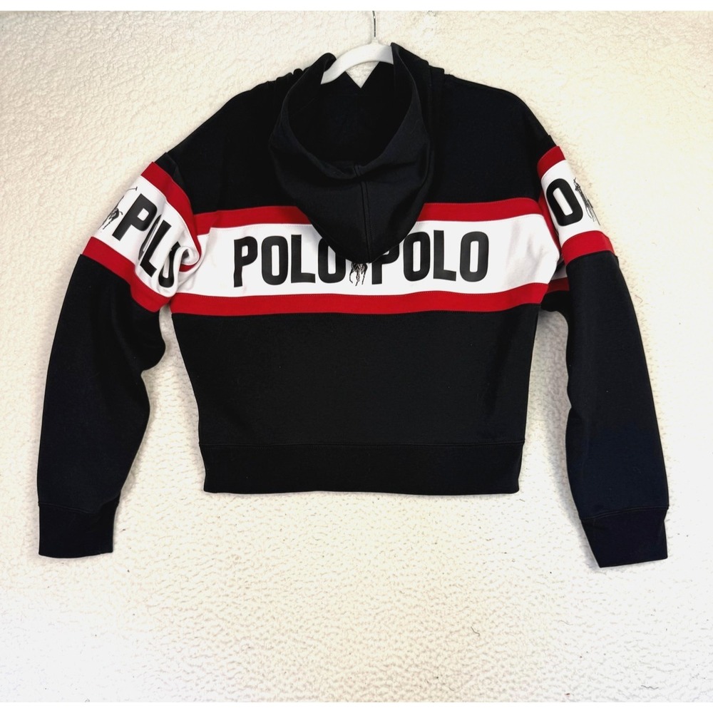 Polo By Ralph Lauren Double Knit Tech LSL KNT Women Size Large - Picture 2 of 9
